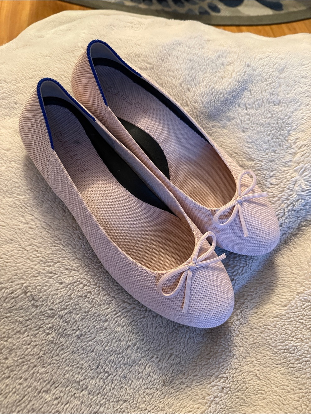 Rothy’s Pink Ballet Flat with Bow